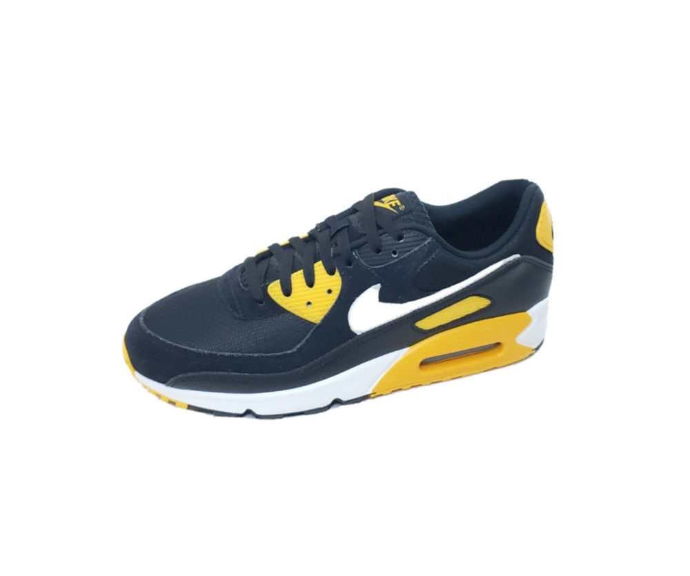 Nike Air Max 90 Steelers Mens Sneakers Black University Gold White Size 11.5